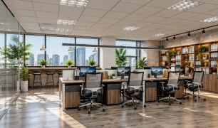 Thiết kế nội thất văn phòng startup tại Hà Nội