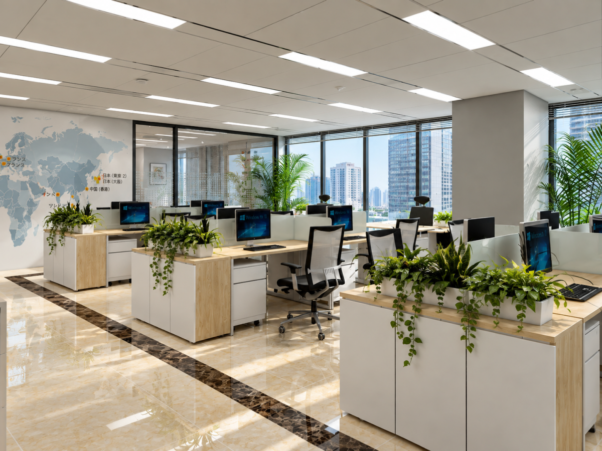 Thiết kế nội thất văn phòng cho thuê hiện đại tại Hà Nội