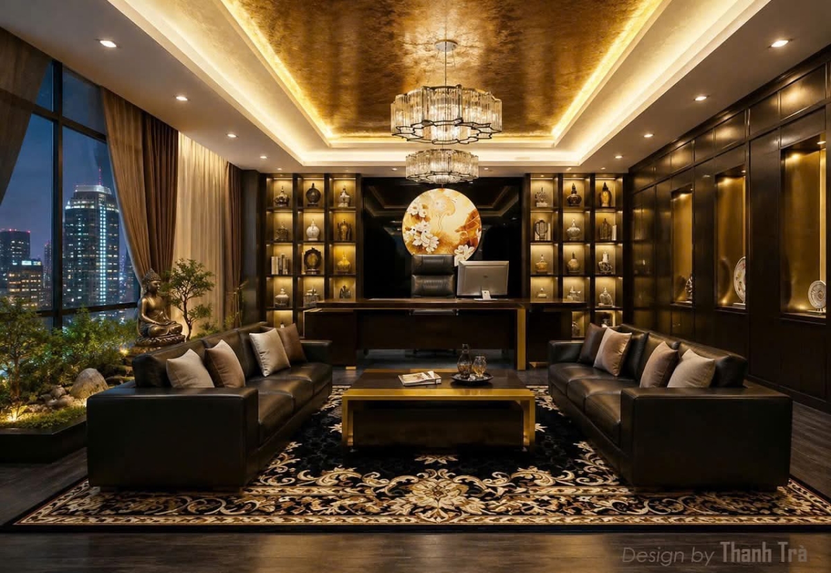 Thiết kế nội thất phòng giám đốc hiện đại và chuyên nghiệp